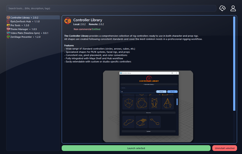 Pjots ZenTools Screenshot