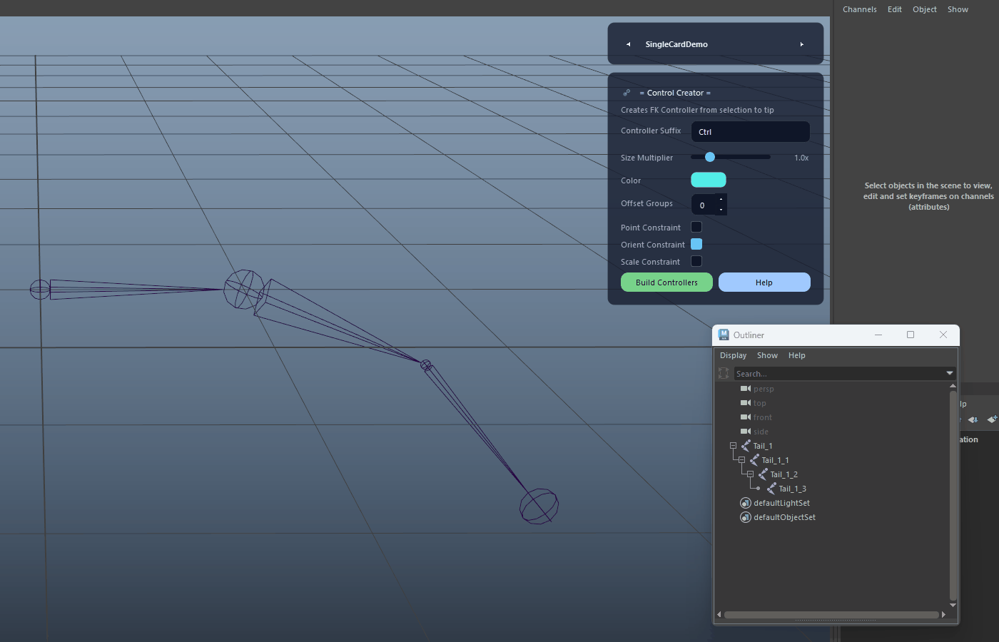 Size Driven By Joint Radius demo