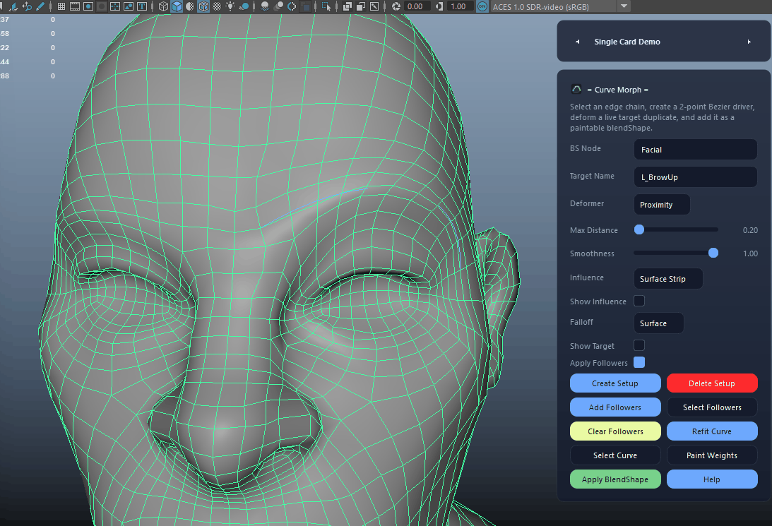 Paint Weights Refinement demo