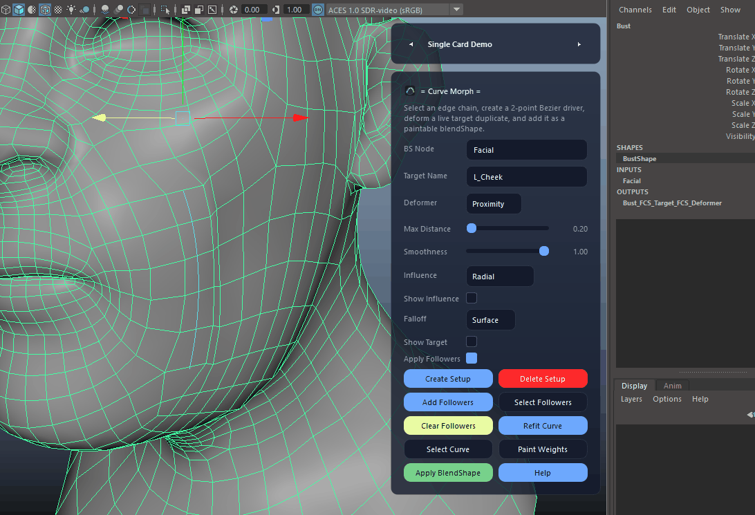 Refit Curve demo