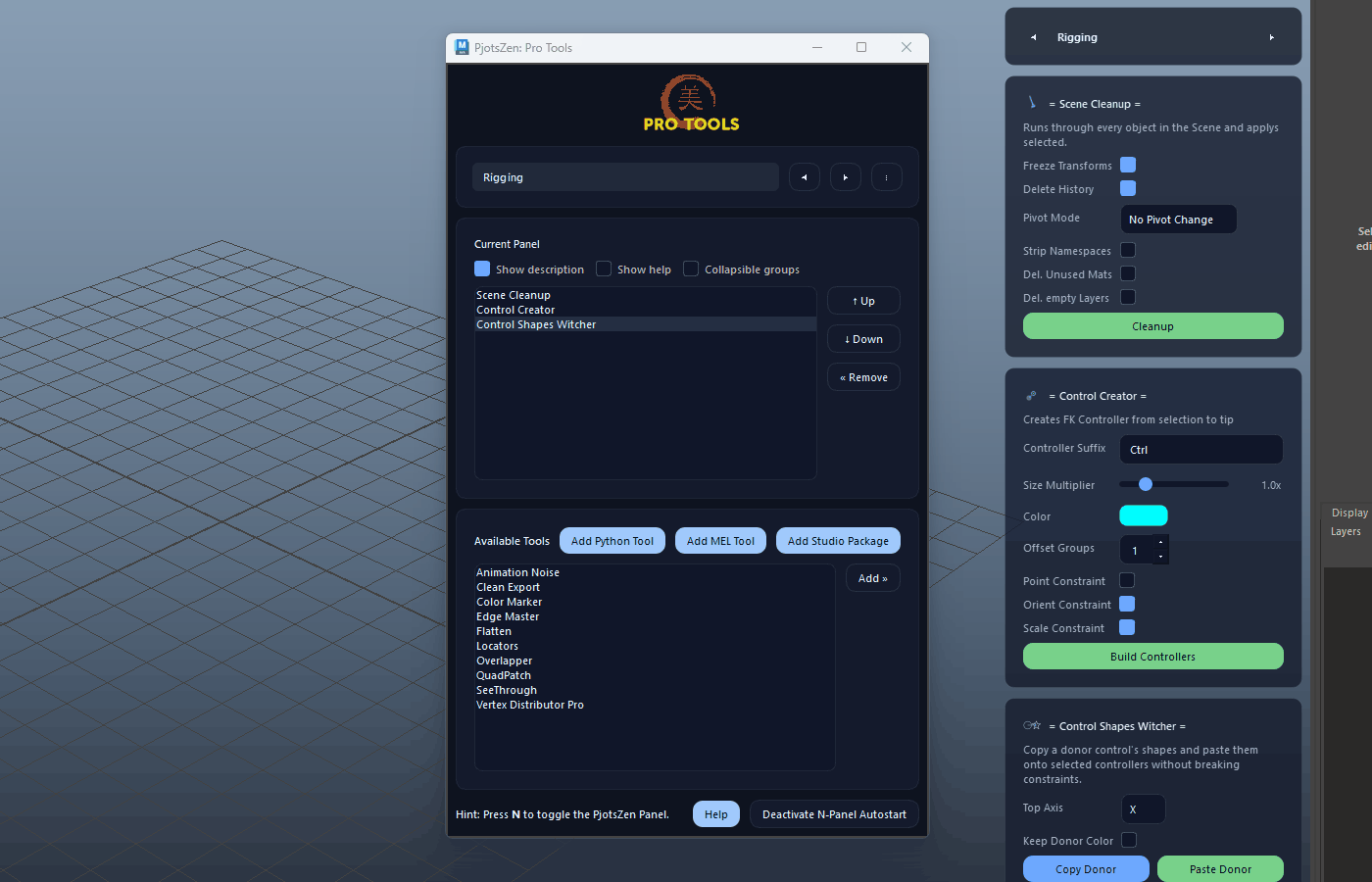 Current Panel – « Remove demo