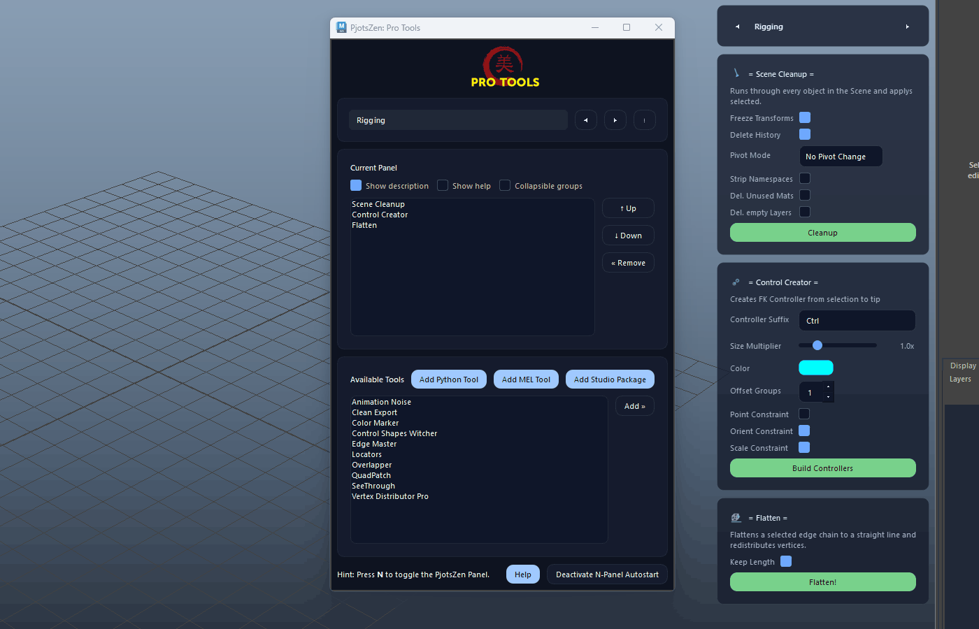 Footer – N-Panel Autostart demo