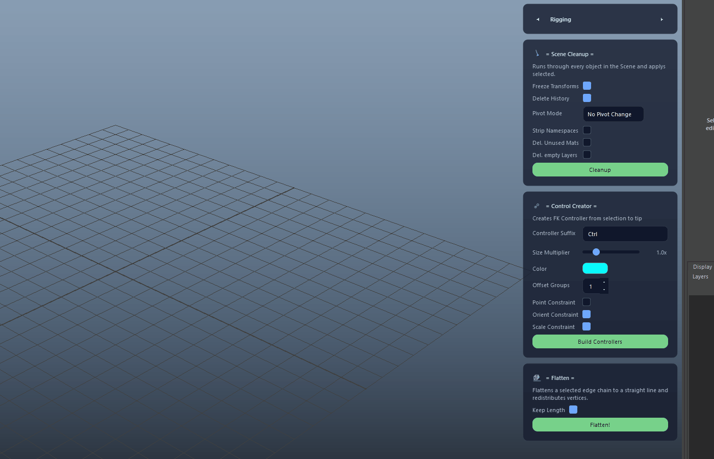 Hotkey – N to toggle panel demo