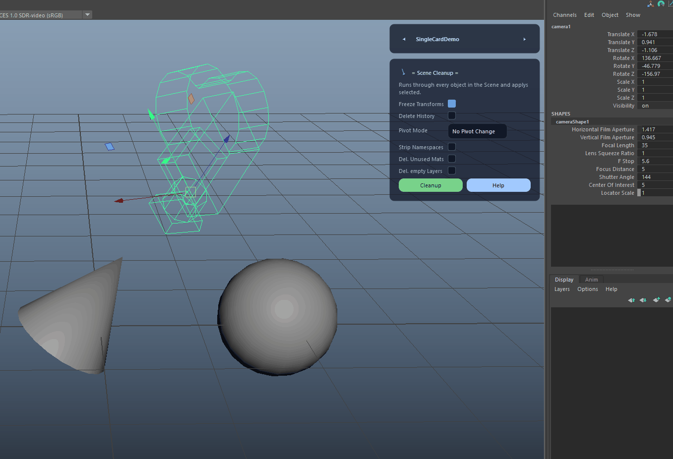 Scene Cleanup documentation preview