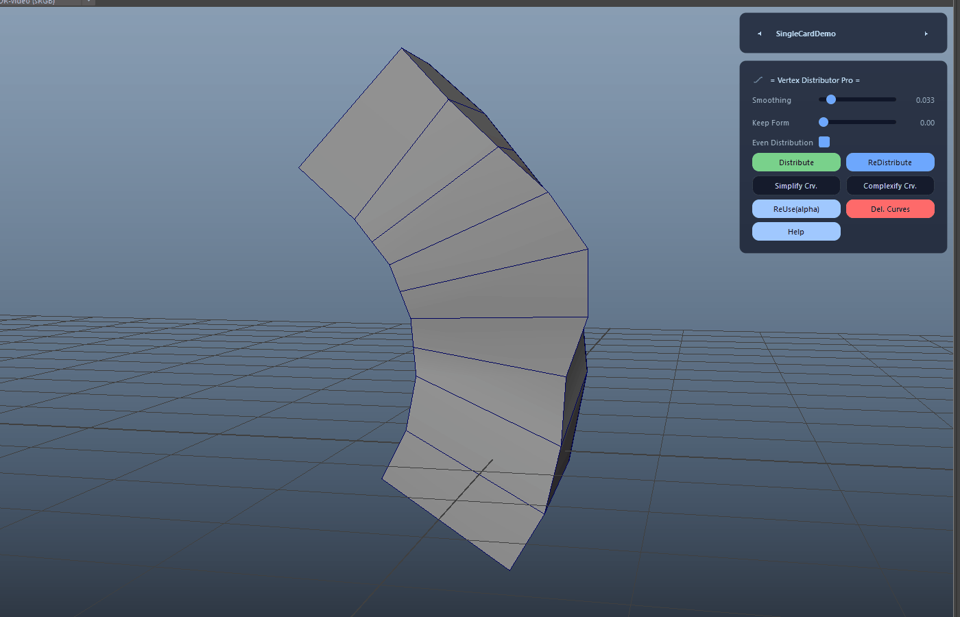 Smoothing Control demo