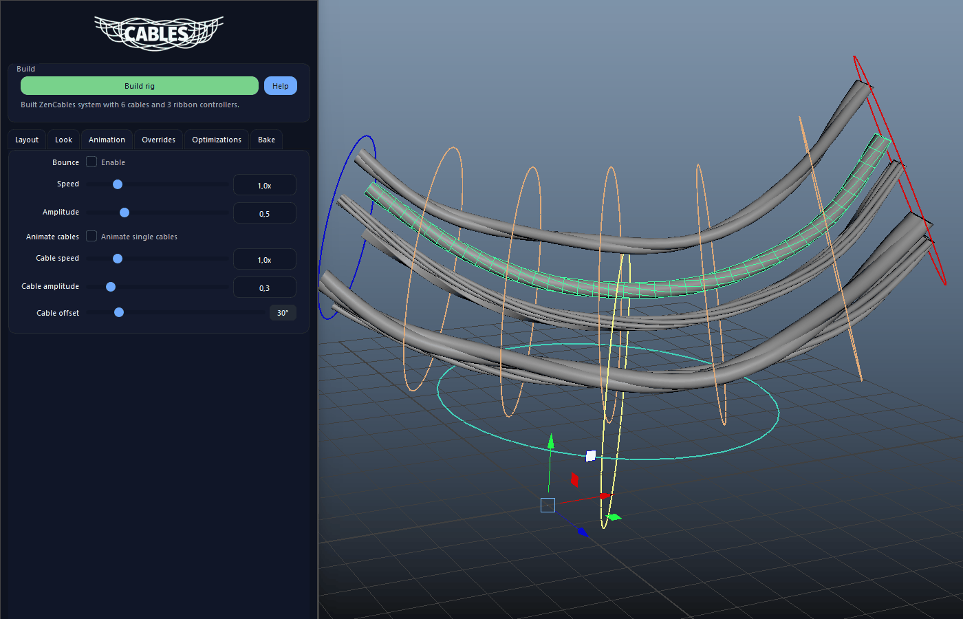 Add Bounce And Per-Cable Motion demo