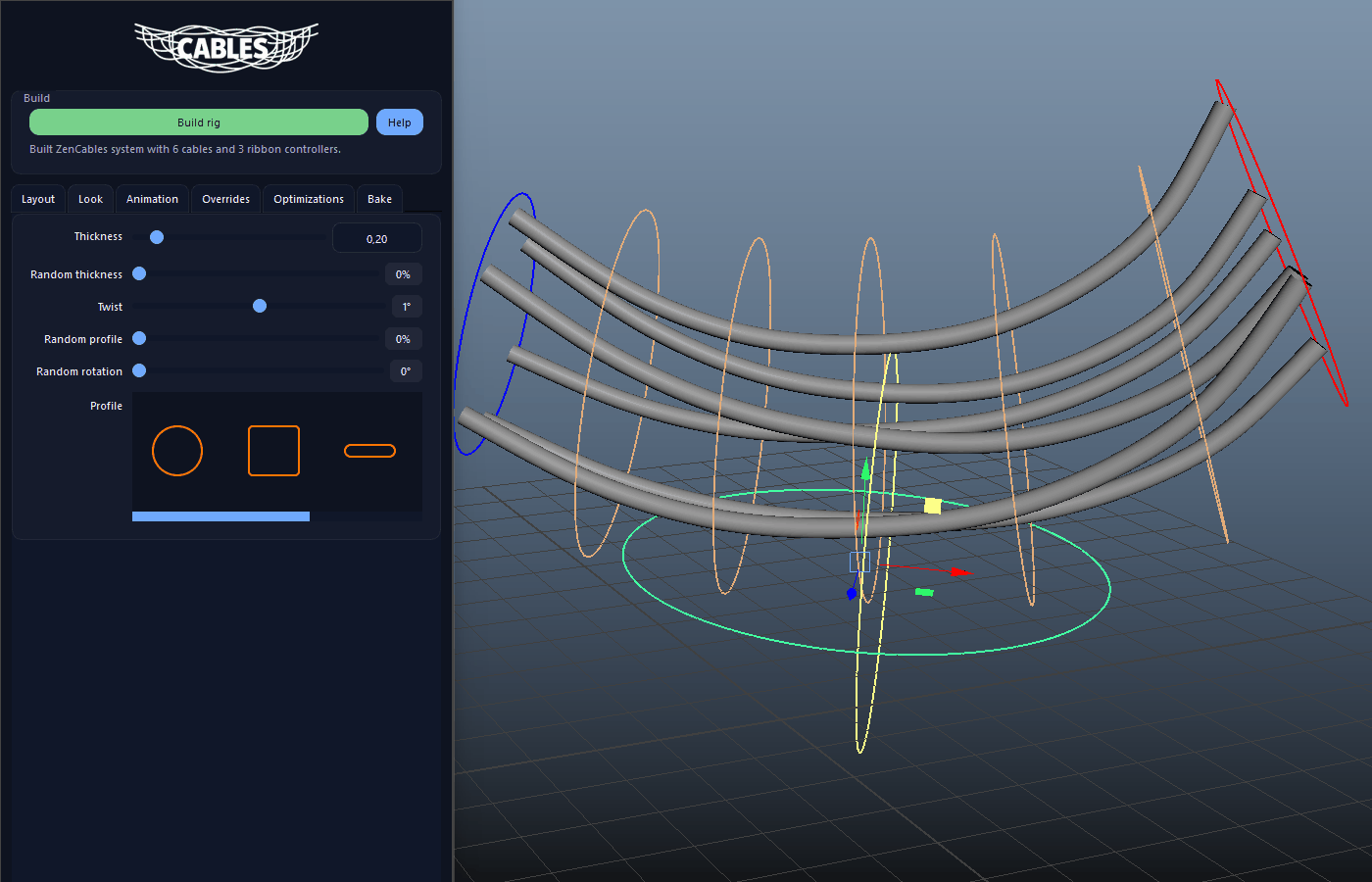 Control Look, Profiles And Variation demo