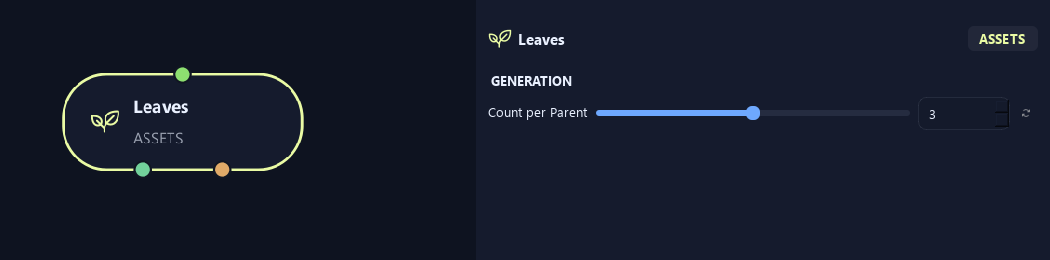 Leaves node with its generation settings in ZenGrove