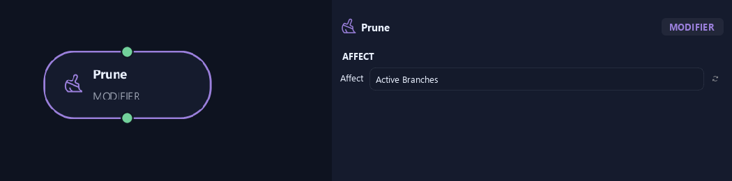 Prune node with its affect settings in ZenGrove