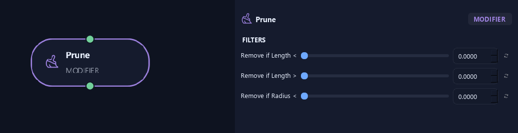 Prune node with its filters settings in ZenGrove