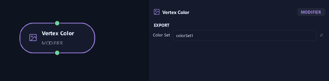 Vertex Color node with its export settings in ZenGrove